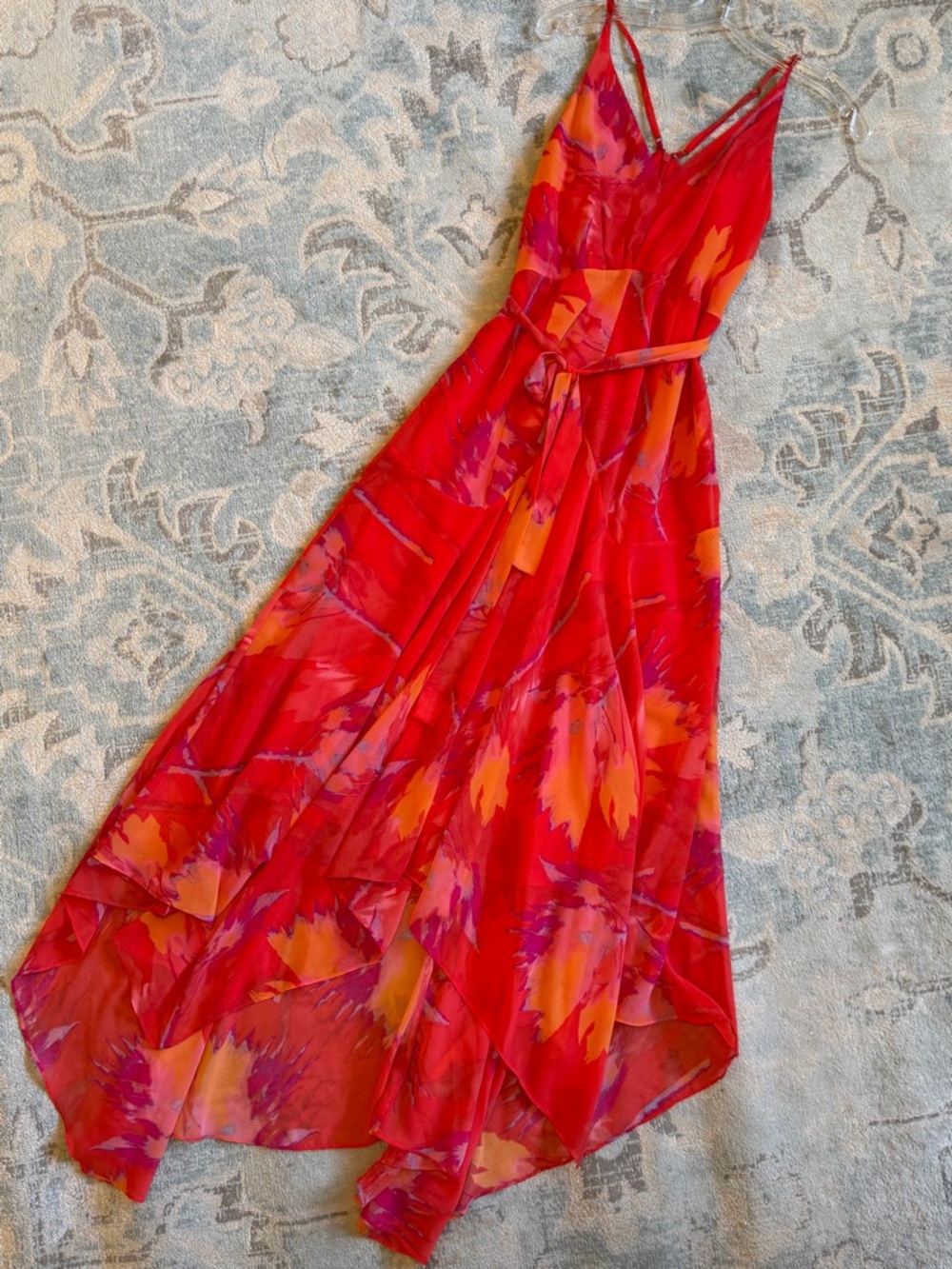 Vibrant Floral Maxi Dress